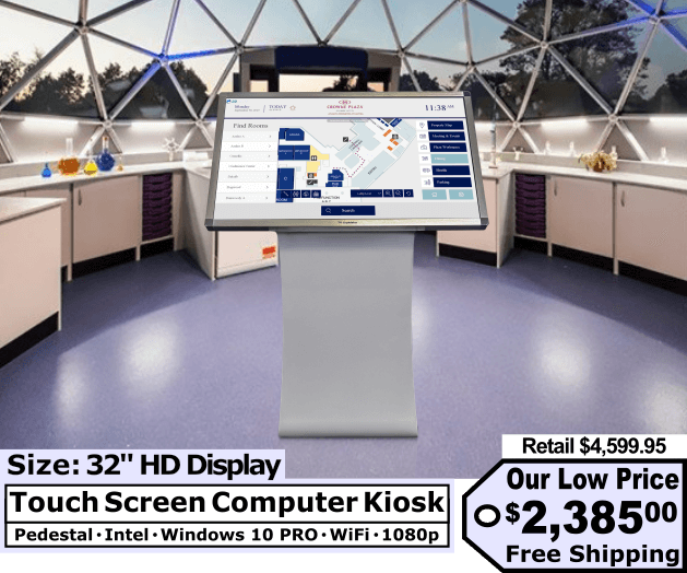 32″ Pedestal Style Kiosk