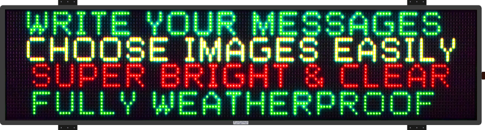 LED Sign Multicolor